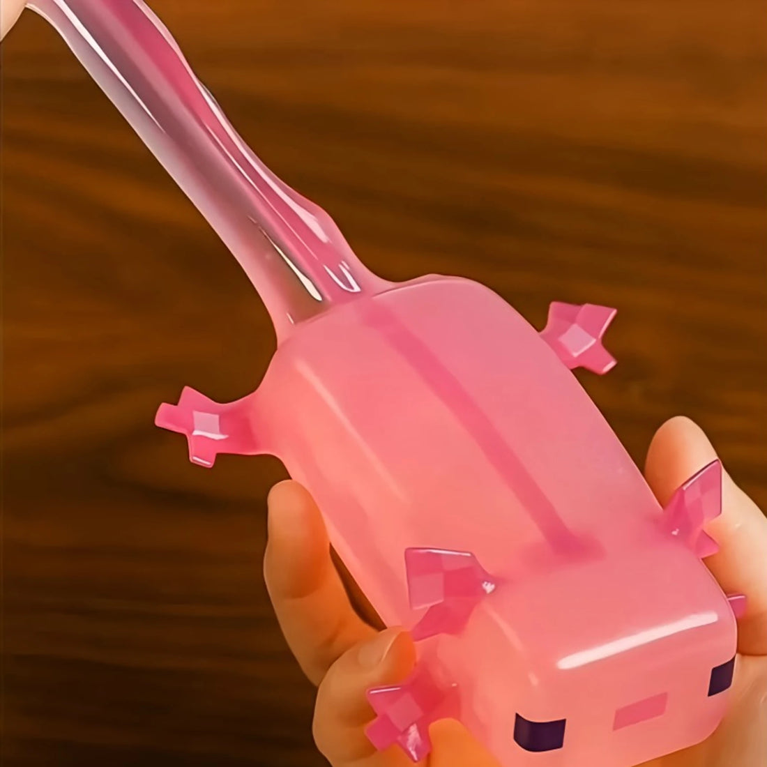 Transparent Cube Axolotl Squishy – photo 5