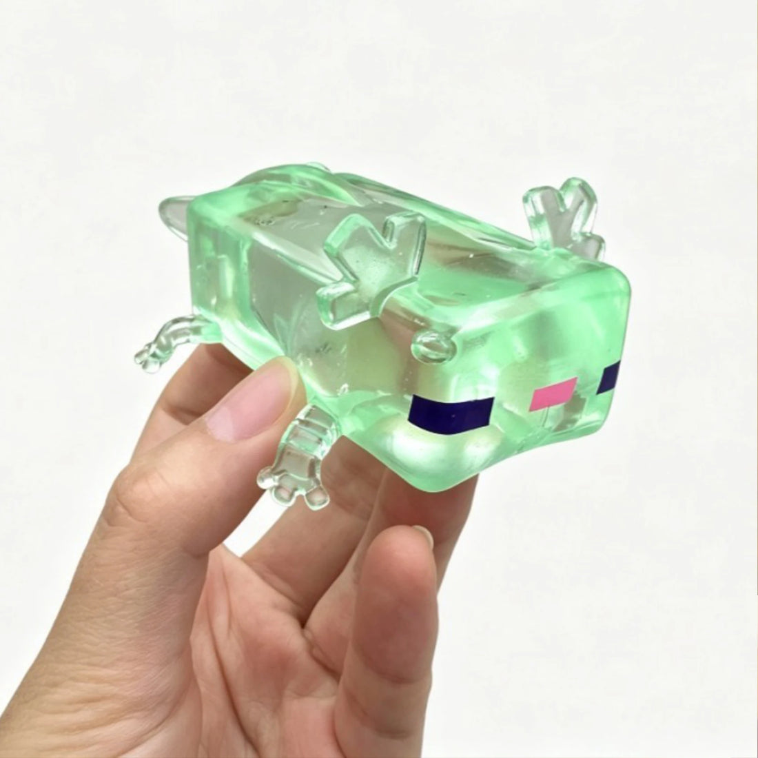 Transparent Cube Axolotl Squishy – photo 10