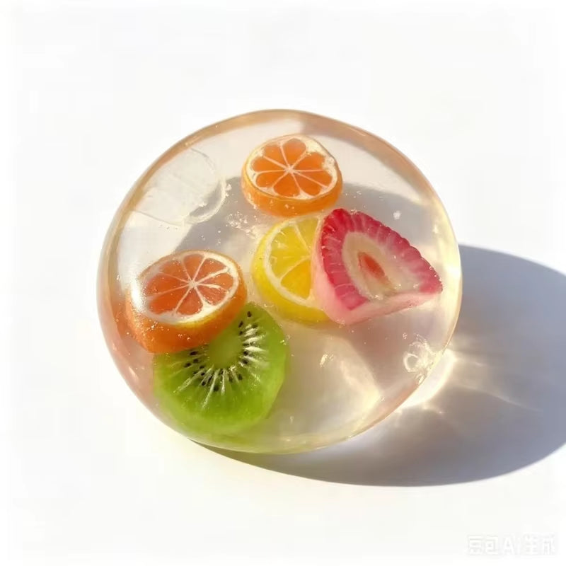 Moldable Scented Fruit Jelly Squishy – style Fruit Mix