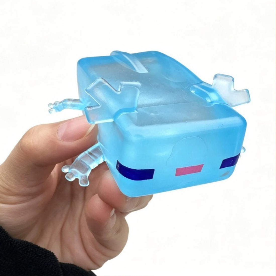 Transparent Cube Axolotl Squishy – photo 7