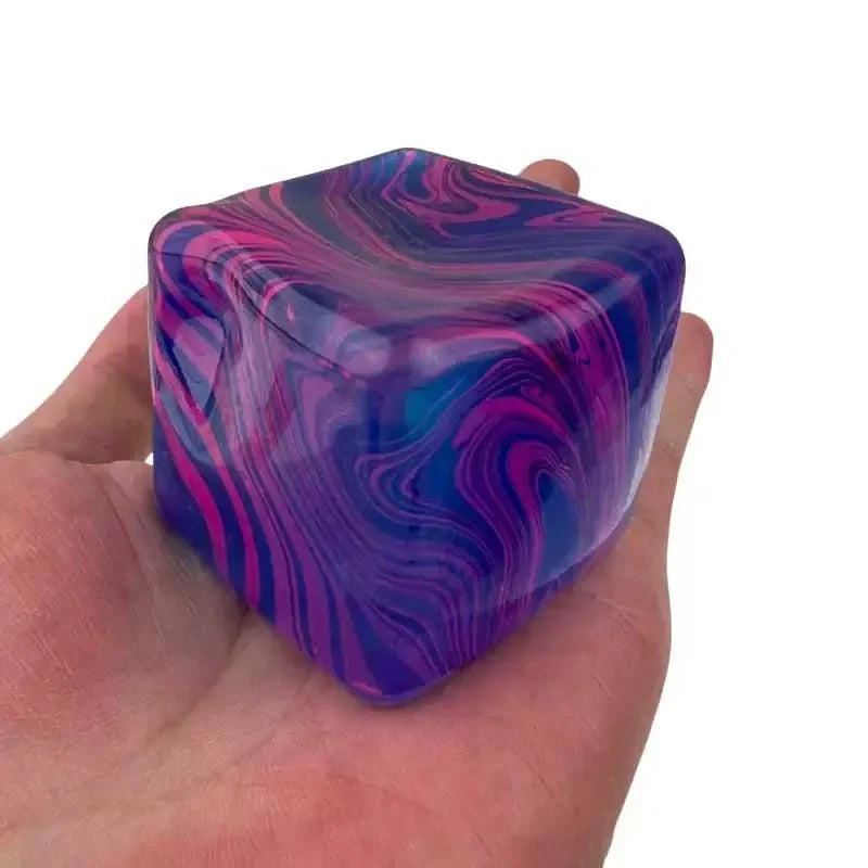 Gel Ice Cube Squishy – style Purple without box - 5.5 cm