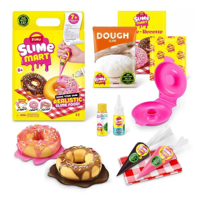 DIY Food Slime Squishy Set close-up