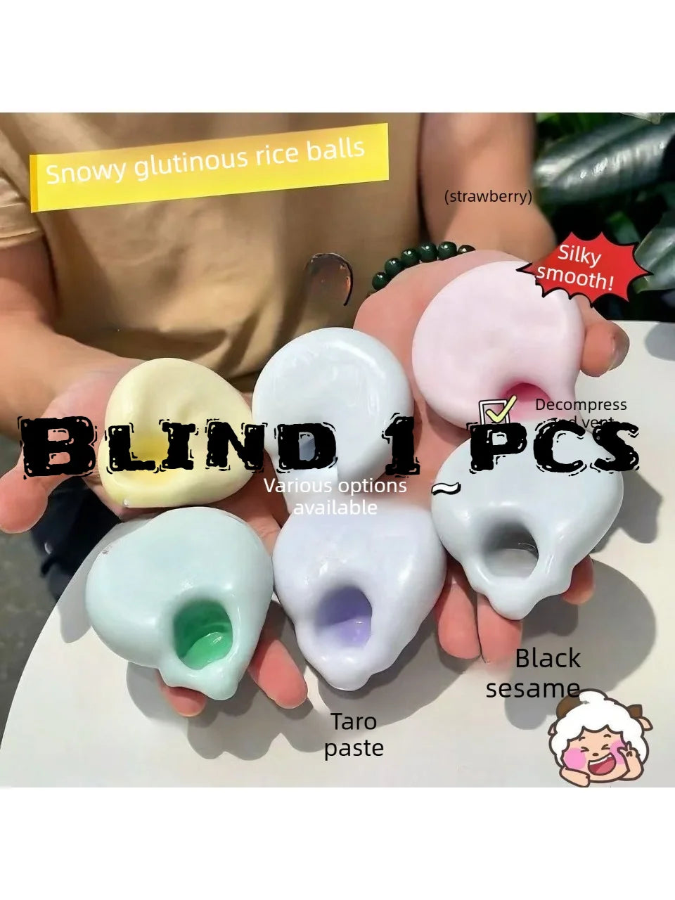 Shapeable Vacuum Sand Squishies – style Blind Box