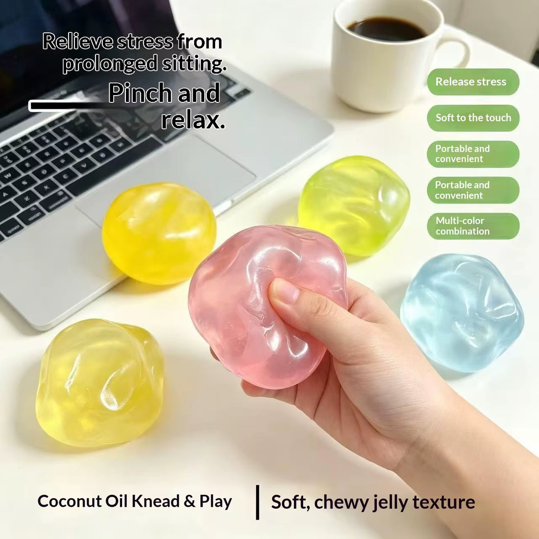 Viral Vaseline Coconut Squishy Toy – photo 3