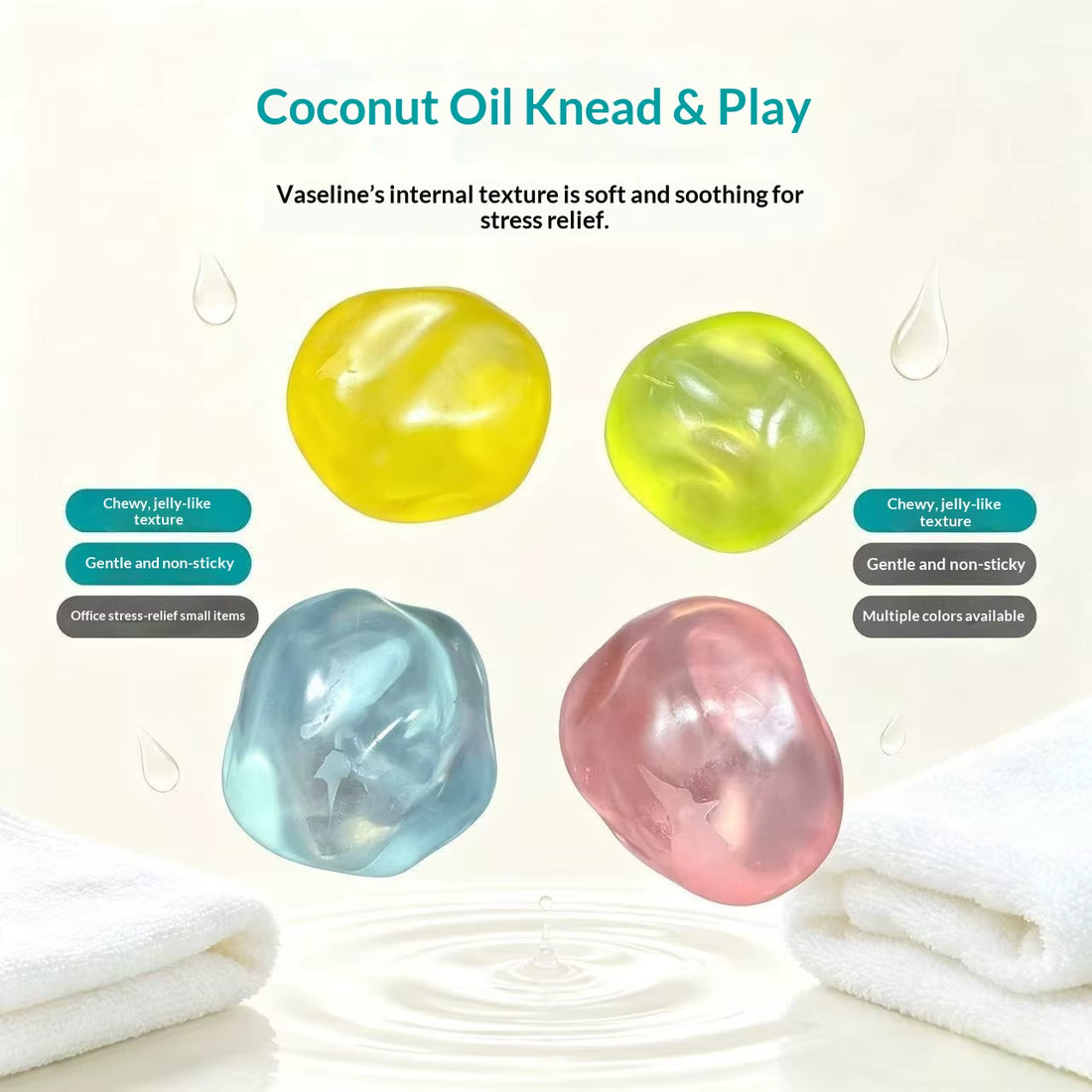 Viral Vaseline Coconut Squishy Toy – photo 1